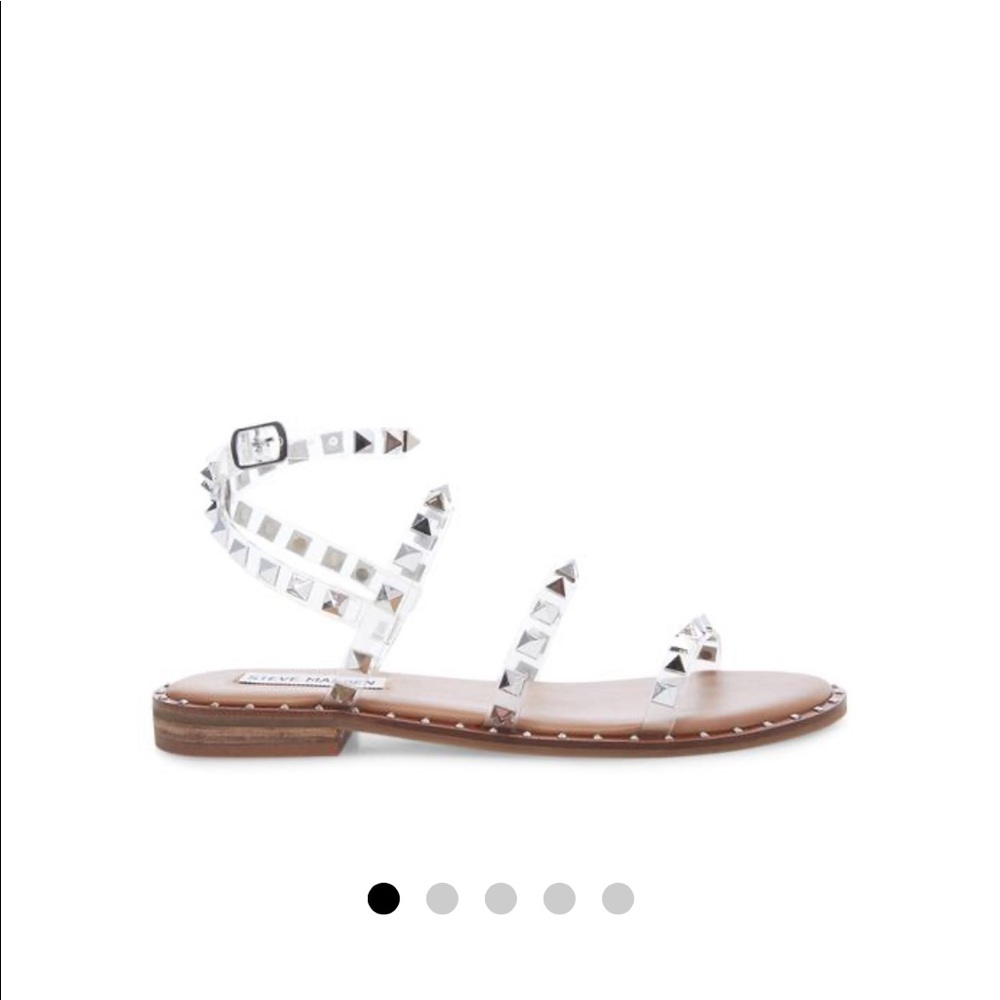 STEVE MADDEN TRAVEL CLEAR SANDALS